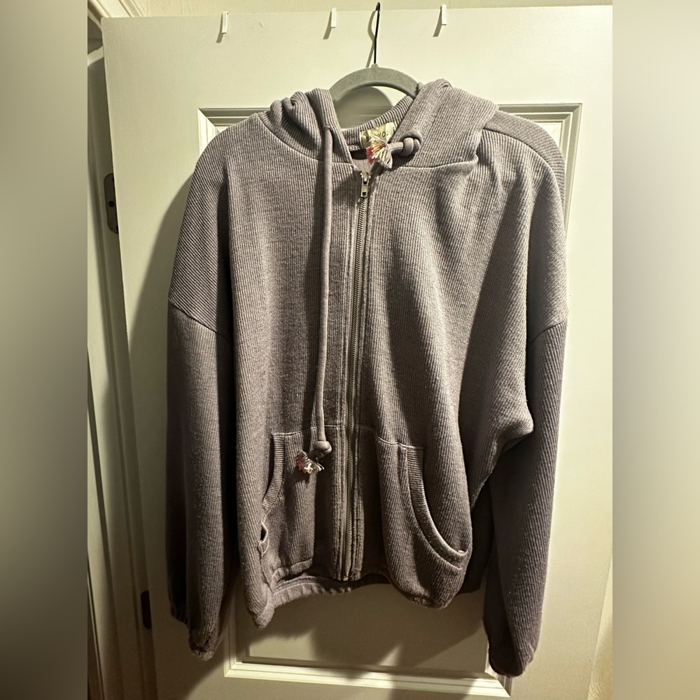 light purple zip up!